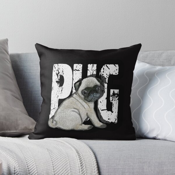 Pug Throw Pillow