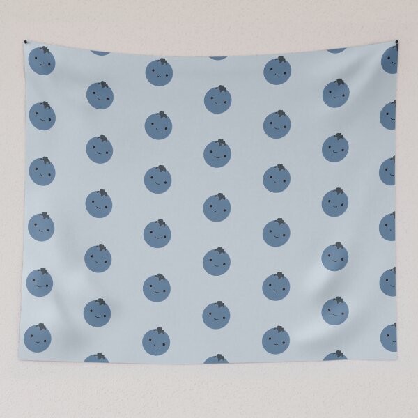 Item preview, Cute Kawaii Blueberry designed and sold by Hedgie Designs.