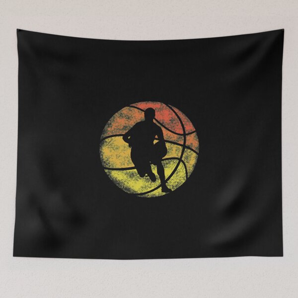 Item preview, Retro Basketball Player Shadow Dribbling With Basketball Active T-Shirt designed and sold by dianesandraon.