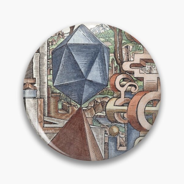 Item preview, Geometria et Perspectiva Pl 02 Fine Art print , Lorenz Stoer ,Geometric Landscape Architecture  designed and sold by TeeARTHY.
