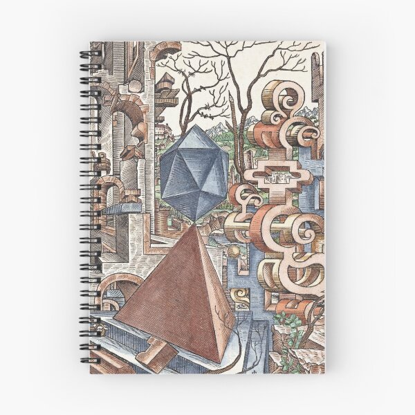 Item preview, Geometria et Perspectiva Pl 02 Fine Art print , Lorenz Stoer ,Geometric Landscape Architecture  designed and sold by TeeARTHY.