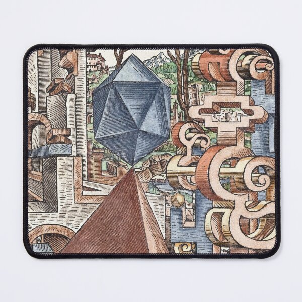 Item preview, Geometria et Perspectiva Pl 02 Fine Art print , Lorenz Stoer ,Geometric Landscape Architecture  designed and sold by TeeARTHY.