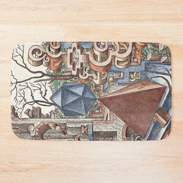 Item preview, Geometria et Perspectiva Pl 02 Fine Art print , Lorenz Stoer ,Geometric Landscape Architecture  designed and sold by TeeARTHY.