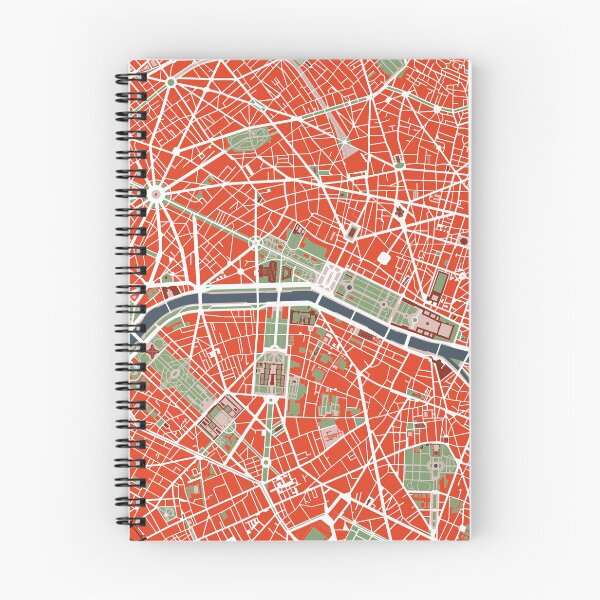 Item preview, Paris city map classic designed and sold by PlanosUrbanos.