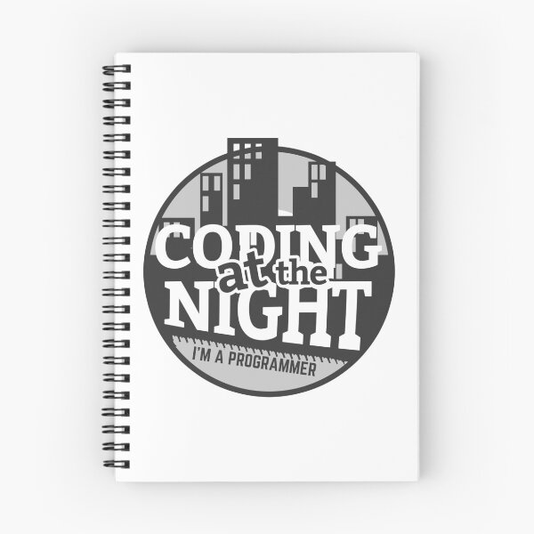 Item preview, Coding At the Night Funny Technology Coder designed and sold by JuxNdx.