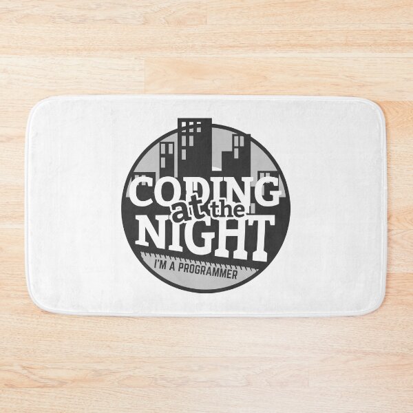 Item preview, Coding At the Night Funny Technology Coder designed and sold by JuxNdx.