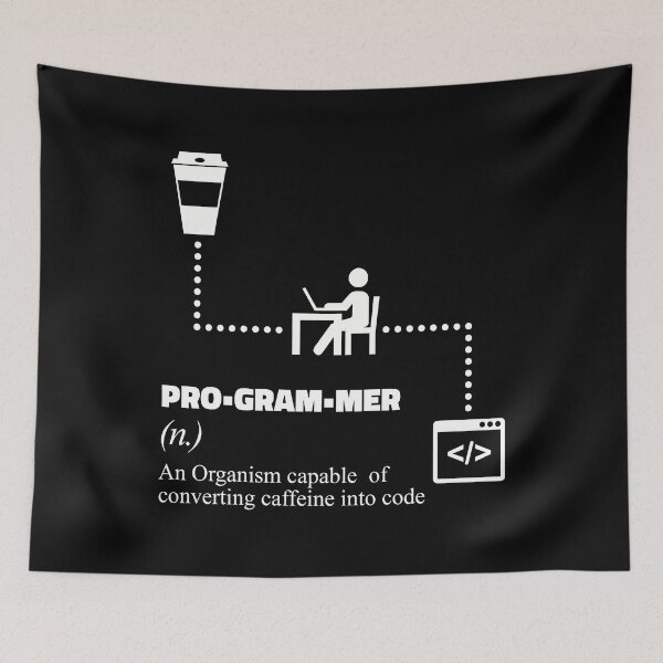 Item preview, Converting Caffeine To Code Programmer designed and sold by JuxNdx.
