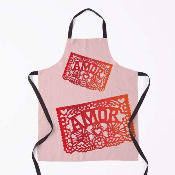 Item preview, red AMOR love mexican deco papel picado mexican style folk art  designed and sold by T-Mex.