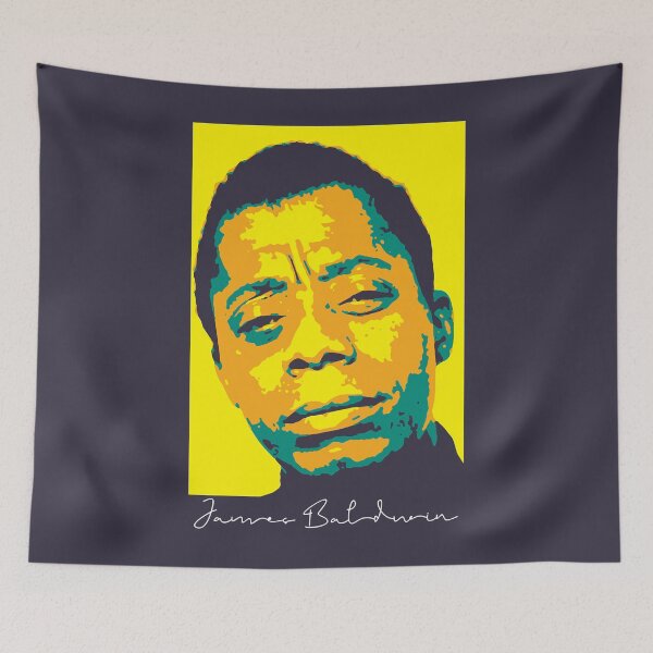 Item preview, Funny Man James Baldwin Retro Vintage designed and sold by Bobbyshell.