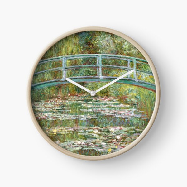 Monet, Bridge over water Lilies Clock