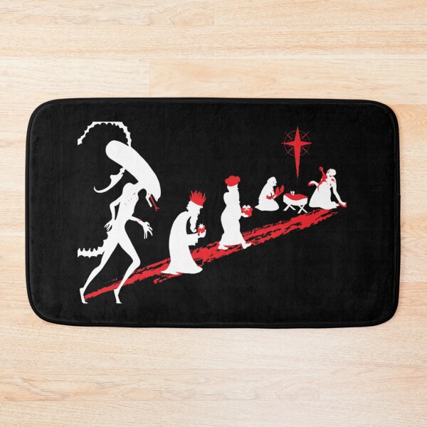 Item preview, Xenomorph in the Manger Alien Holiday Classic  designed and sold by drewelsuttiew.
