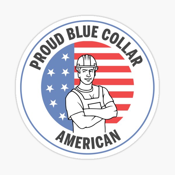 American Blue Collar Sticker – AmericanBlueCollarCo.