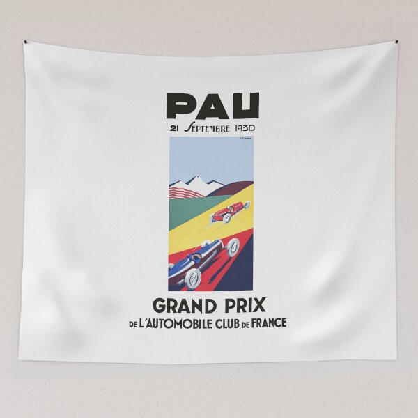 Item preview, 1930 PAU French Grand Prix Racing Poster designed and sold by retrographics.