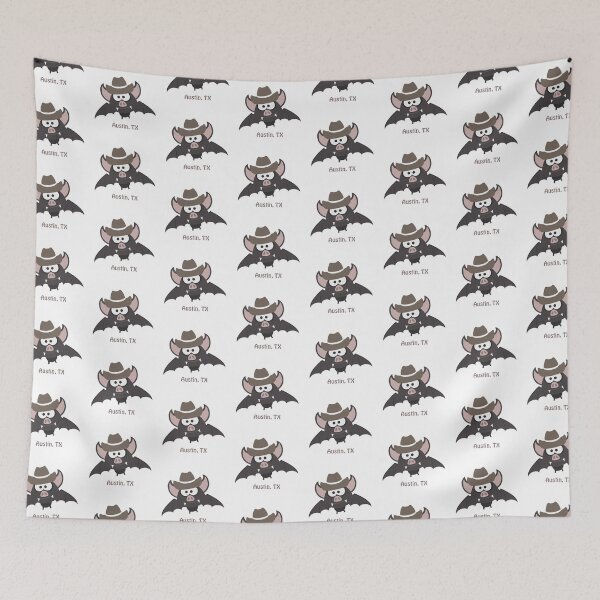 Item preview, Austin Texas - Cowboy Bat designed and sold by Hedgie Designs.