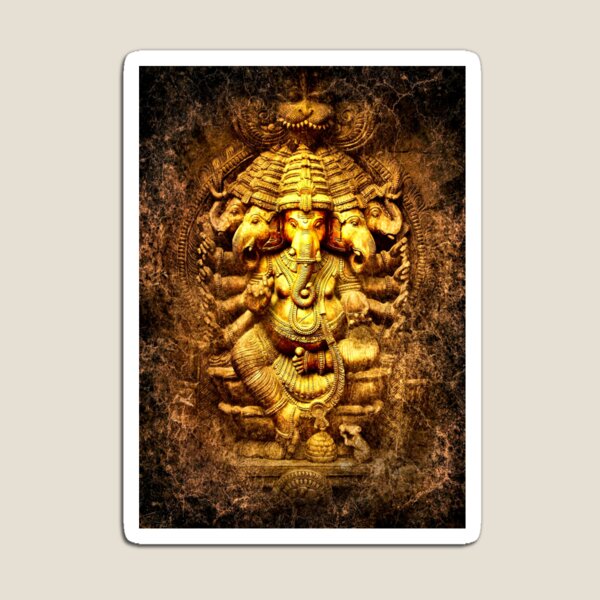 Lord Ganesha, Indian God of Prosperity Magnet
