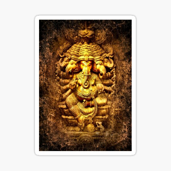 Lord Ganesha, Indian God of Prosperity Sticker