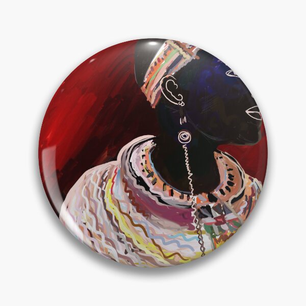 Item preview, african ethnic girl painting | african ethnic girl painting art designed and sold by KARTICK DUTTA.