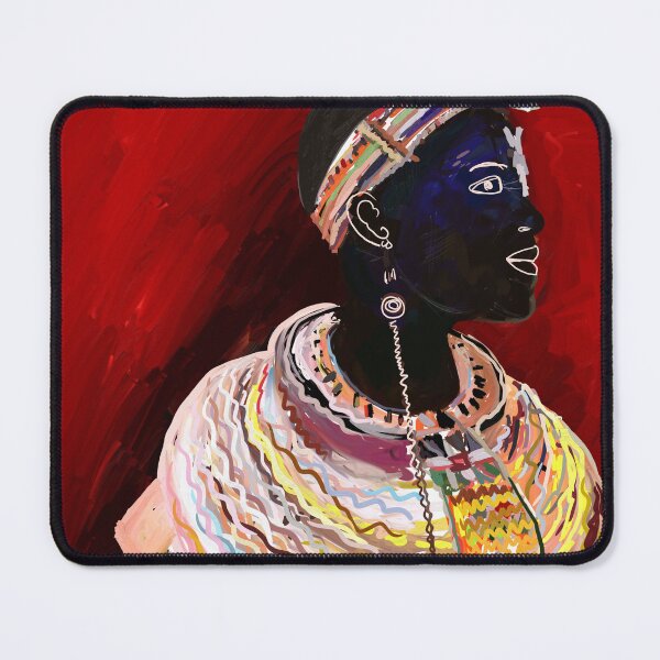 Item preview, african ethnic girl painting | african ethnic girl painting art designed and sold by KARTICK DUTTA.
