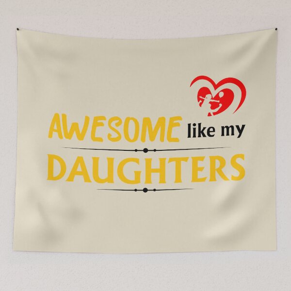 Item preview, Awesome like my daughters #5 designed and sold by Achily.