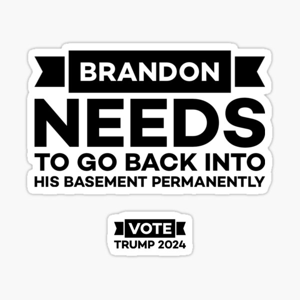 Vista previa del artículo con la obra «Brandon necesita volver a su sótano», diseñado y vendido por Twittlefish.