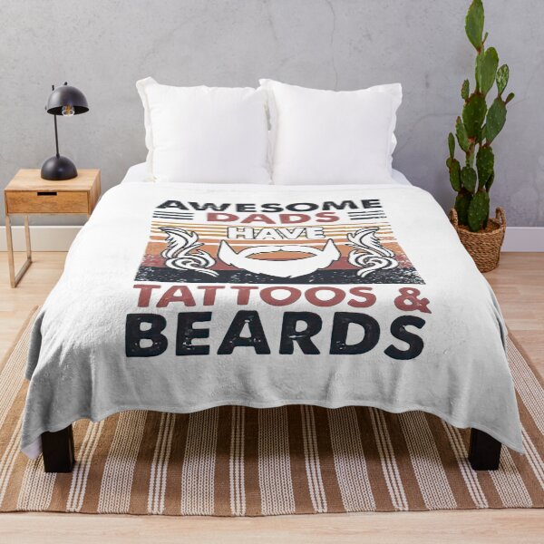 Item preview, Awesome Dads Have Tattoos & Beards Happy Fathers Day  designed and sold by JodieRilenge.