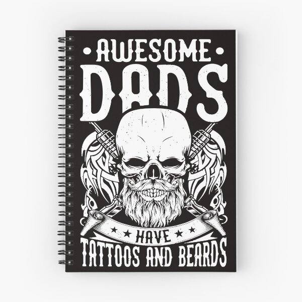Item preview, Awesome Dads Have Tattoos & Beards Happy Fathers Day designed and sold by EdwardSamuels.