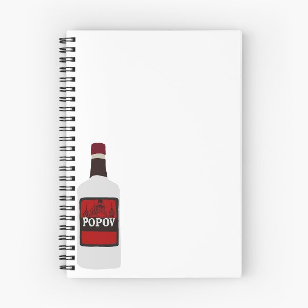 Item preview, Simple Drawn Popov Russian Vodka Bottle designed and sold by Pink Ribbon.