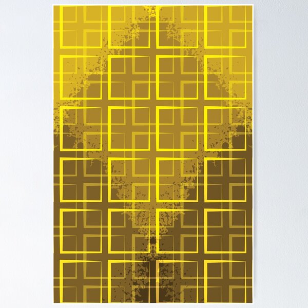 Item preview, Overlapping Squares in Yellow designed and sold by RelmoArtworks.
