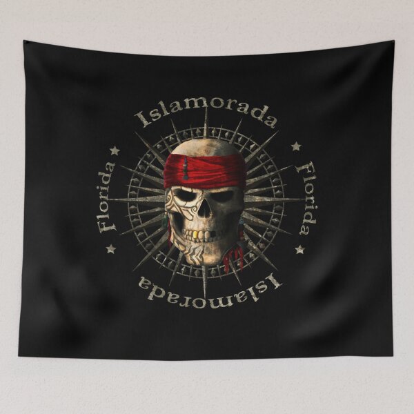 Item preview, Islamorada Florida Keys Pirate Skull Classic  designed and sold by pectolrawlsc.