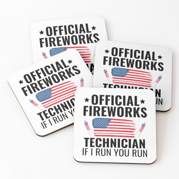 Item preview, Official Firework Technician If I Run You Run designed and sold by chetan786.