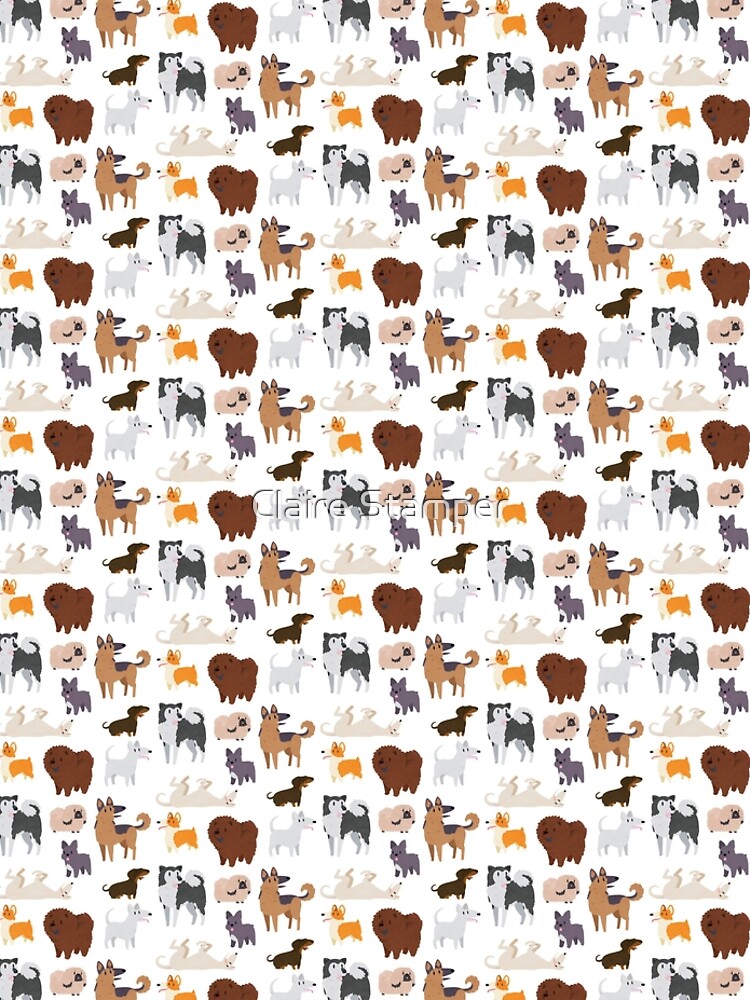Dog Breeds Pattern by bakura240
