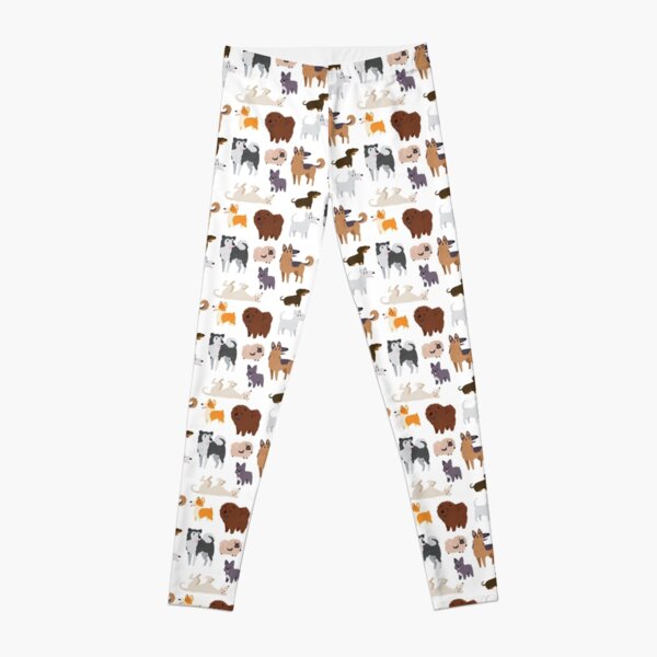 Dog Breeds Pattern Leggings
