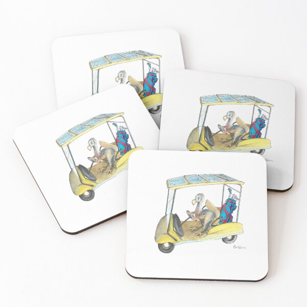Item preview, Dodo in his yellow Golf Cart designed and sold by DodoGallery.
