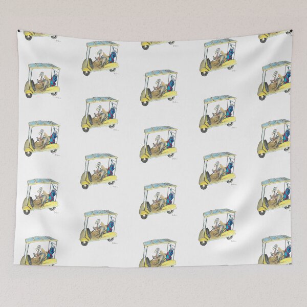Item preview, Dodo in his yellow Golf Cart designed and sold by DodoGallery.