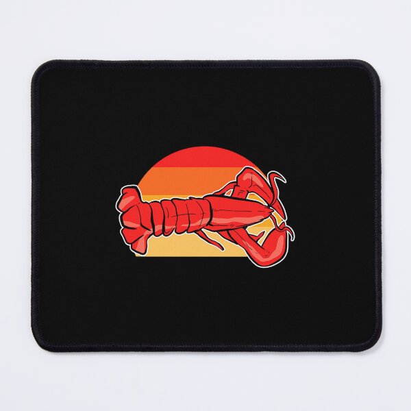 Item preview, Retro Sunset Seafood Crawfish Red Classic designed and sold by ahlinolerh.