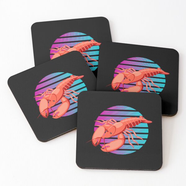 Item preview, Retro Synthwave Crawfish Crawfish Seafood Cajun Classic  designed and sold by ahlinolerh.