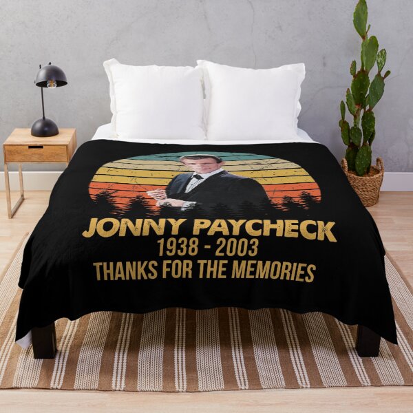 Item preview, Legend Never Die Jonny Paycheck Retro Thanks For The Memories designed and sold by JenaClark.
