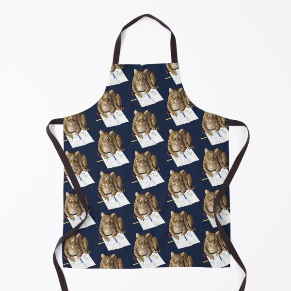Item preview, Coloring cat. Tabby cat with coloring book designed and sold by Mehu.