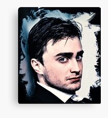 Portrait of Daniel Radcliffe Canvas Print