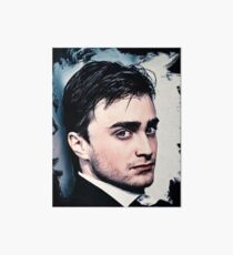 Portrait of Daniel Radcliffe Art Board