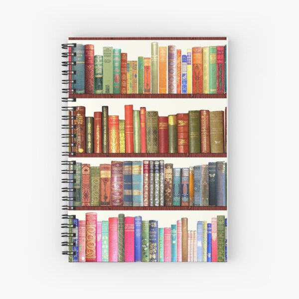 Jane Austen Antique Books Spiral Notebook