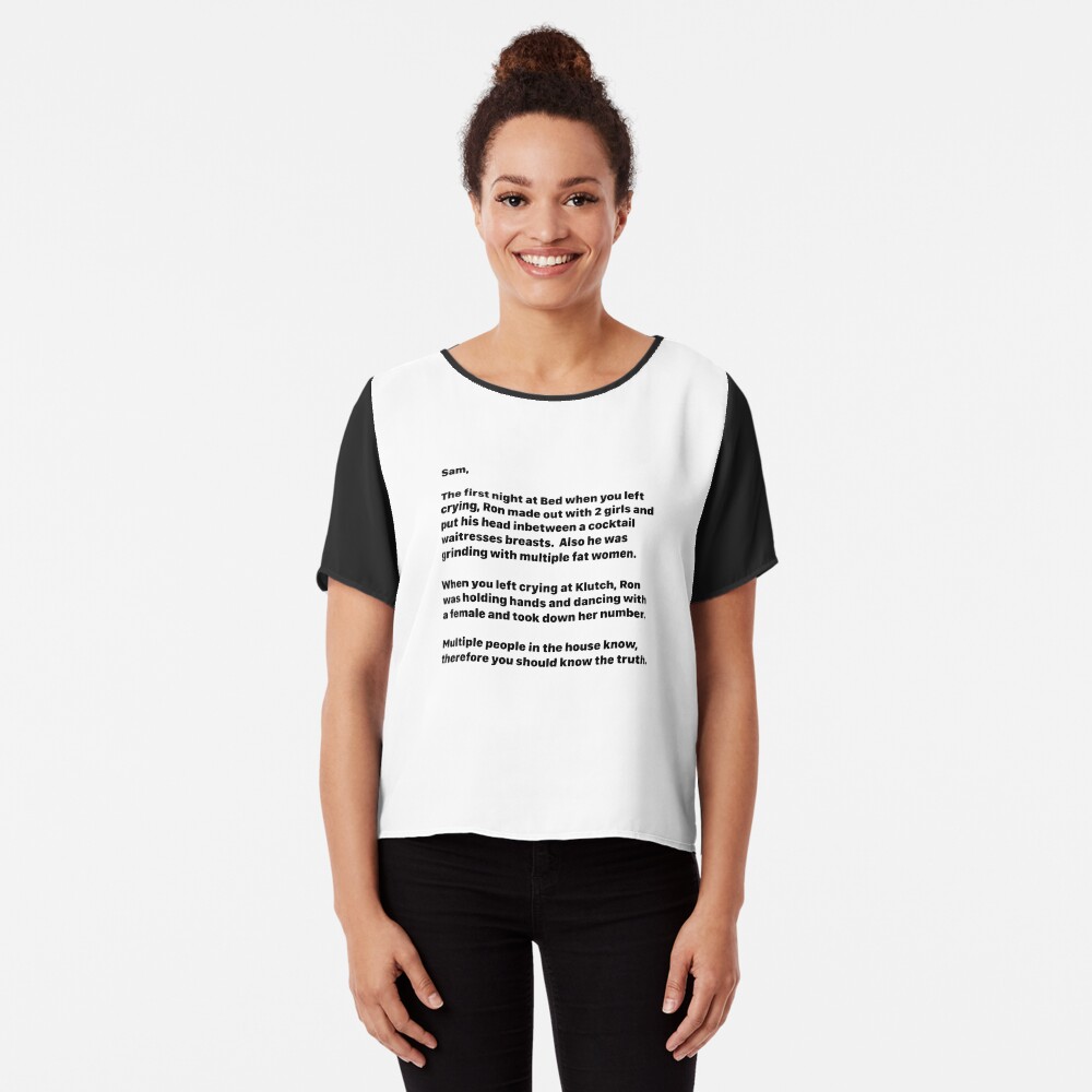 Artikel-Vorschau von Chiffon Top, designt und verkauft von EPFOJHV.
