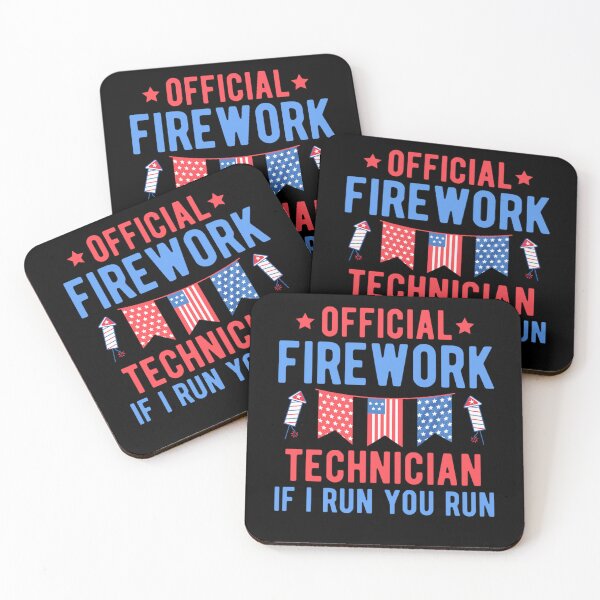 Item preview, Official Firework Technician If I Run You Run designed and sold by chetan786.