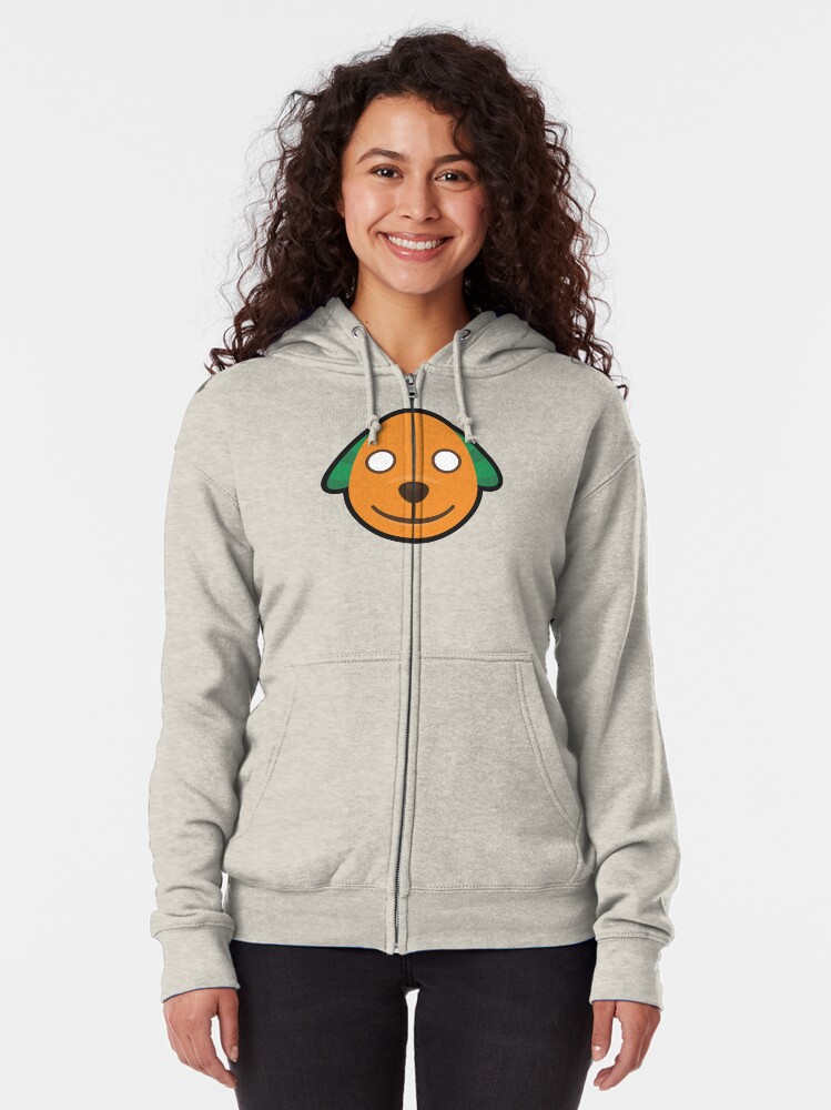 "BISKIT ANIMAL CROSSING" Zipped Hoodie by purplepixel ...