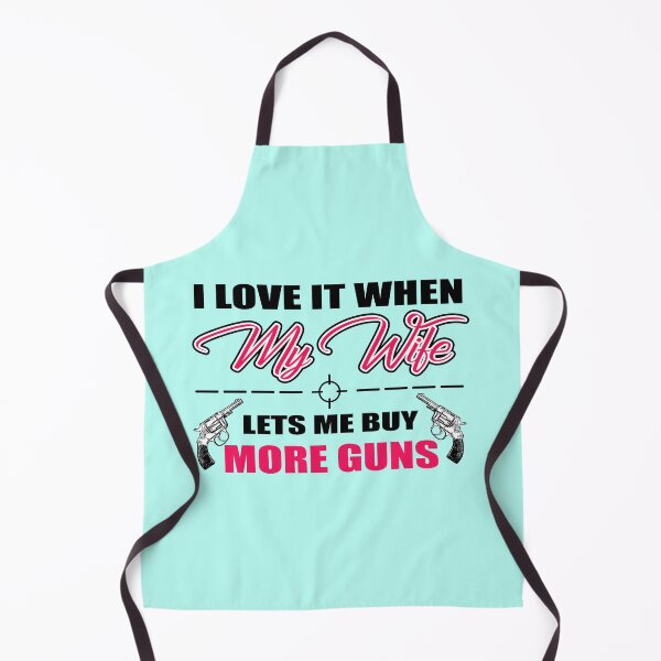 Item preview, Mens I Love It When My Wife Lets Me Buy More Guns, White, Trending designed and sold by Jake Sanders.
