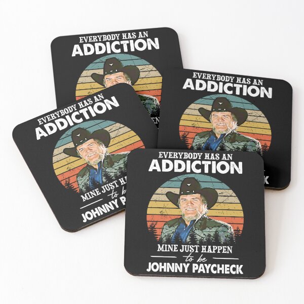 Item preview, Everybody Has An Addiction Mine Just Happens To Be Johnny Paycheck Vintage designed and sold by JenaClark.