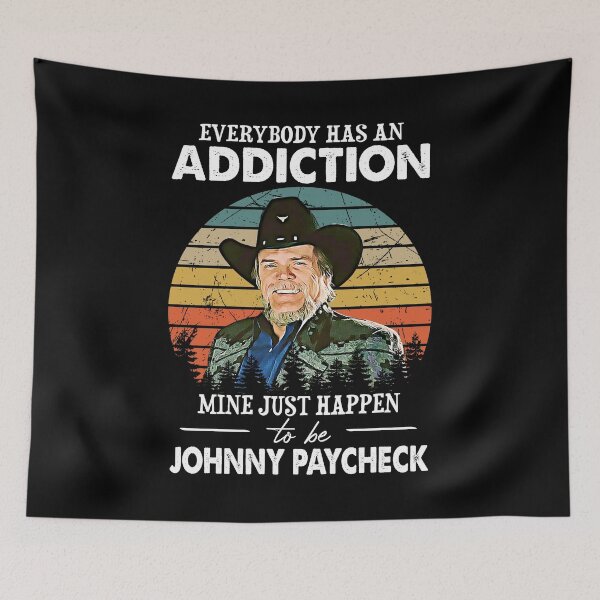Item preview, Everybody Has An Addiction Mine Just Happens To Be Johnny Paycheck Vintage designed and sold by JenaClark.