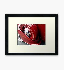 Female View at a Car show - 11 Framed Print