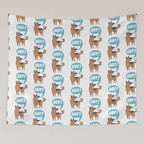 Item preview, German Shepherd Arf! designed and sold by Claire Stamper.