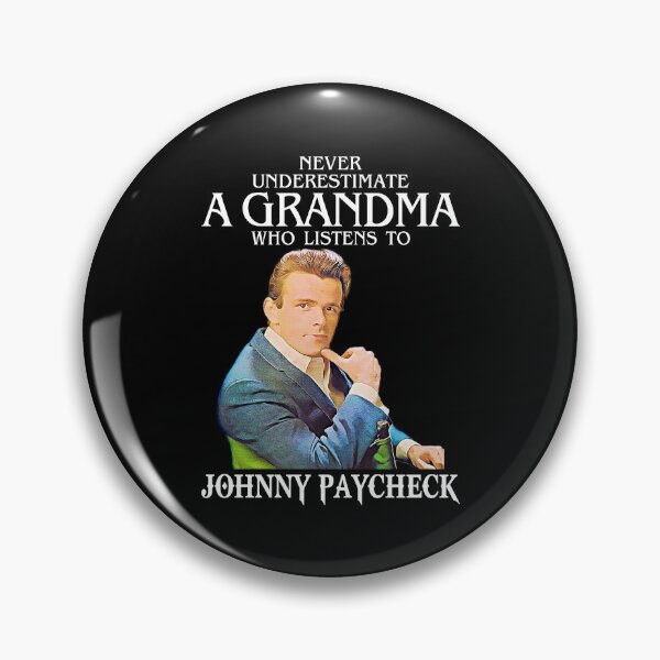 Item preview, Vintage Never Underestimate A Woman Who Listens to Johnny Paycheck designed and sold by JenaClark.